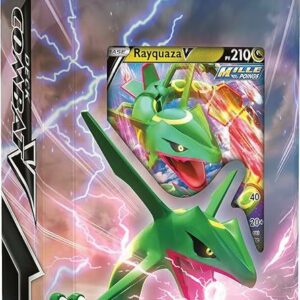 71N3AtJBNBL._AC_SY879_.jpg Pokemon - Deck - de Combat - Combat V - Kit Initiation - Rayquaza-V