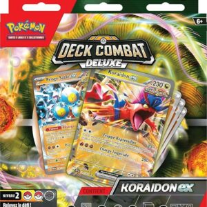 91nuVSWLRcL._AC_SX679_.jpg Pokemon - Deck - de Combat - Deck de Combat - Deluxe - Koraidon
