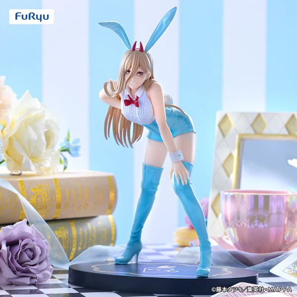ChainsawManBiCuteBunniesFigure-PowerLightBlueVer_1.webp Figurine Chainsaw Man - Power - BiCute Lapin Bleu Clair