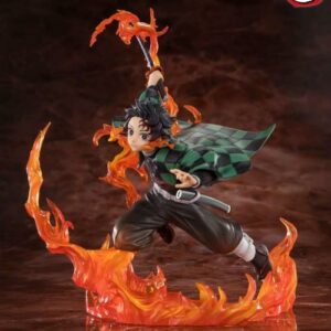 Figurine Demon Slayer - Tanjiro "Rengoku Sword" - Bandai Tamashii Nations
