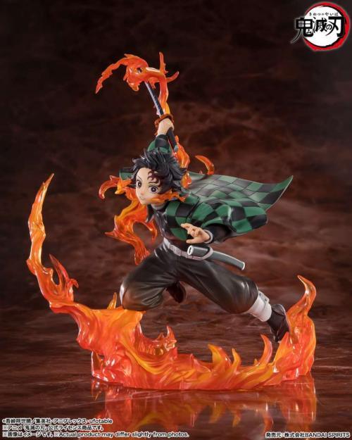 Figurine Demon Slayer - Tanjiro "Rengoku Sword" - Bandai Tamashii Nations