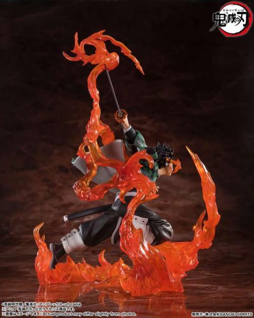Figurine Demon Slayer - Tanjiro "Rengoku Sword" - Bandai Tamashii Nations