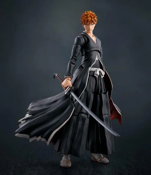 Figurine Bleach - Ichigo Kurosaki "Getsugatensho" - Bandai Tamashii Nations
