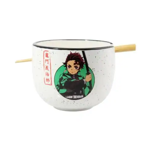 Bol à Ramen avec Baguette 414ml DEMON SLAYER - Tanjiro - Just Funky