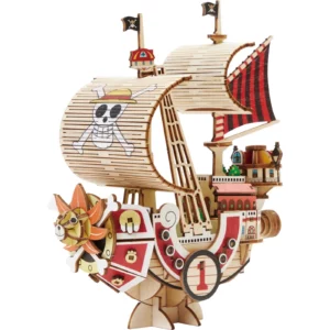 FIGWB66007_1.webp Figurine ONE PIECE - Thousand Sunny - Wood Model Kit 13.2x6.4x14.5cm